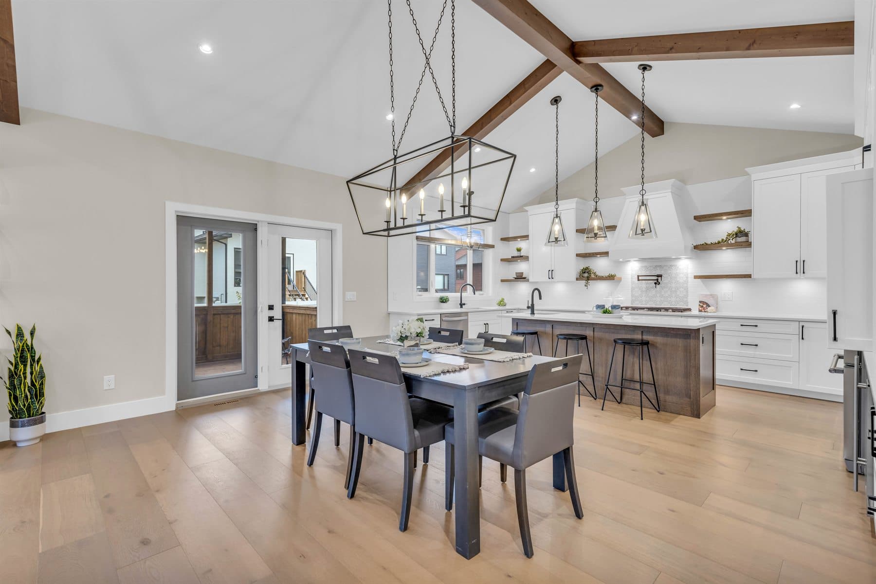 Calgary listing interior photography with a bright open-concept living space